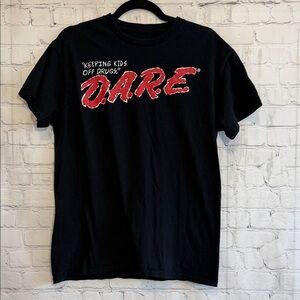 D.A.R.E. Black Tee Men’s Size Medium